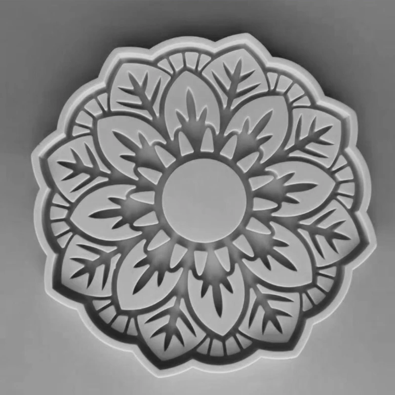

Flower Shaped Hollow Coaster Epoxy Resin Mold Cup Mat Tea Mug Pad Silicone Mould Handmade DIY Crafts Decorations Tools E56F
