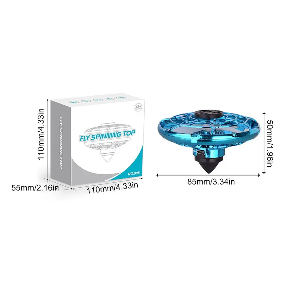 

Ufo Fingertip Top Aircraft Neutral Plastic Flying Helicopter Mini Drone Rc Drone Aircraft Toy Kids Gift Hot!