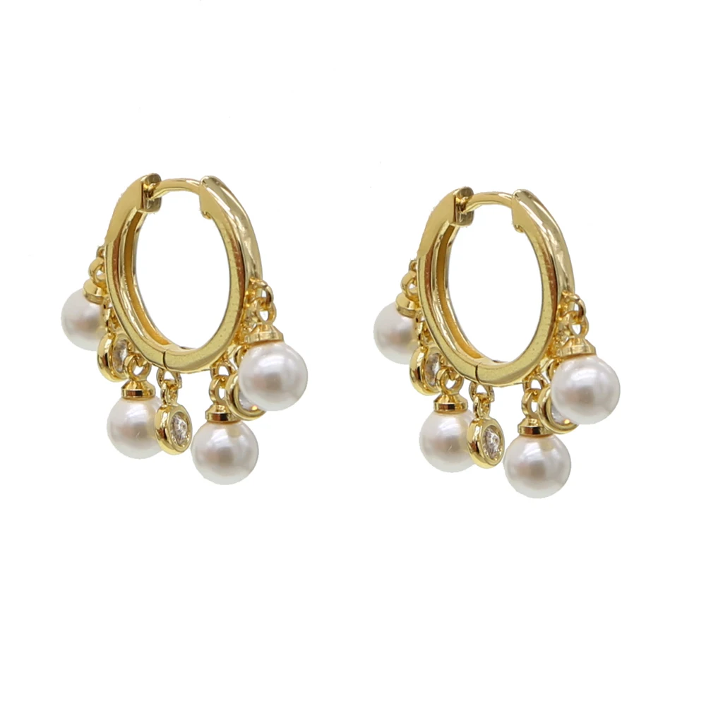 Модные женские серьги-подвески с искусственным жемчугом | Украшения и аксессуары