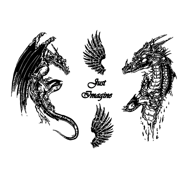 

Evil dragon Clear Stamps For DIY Scrapbooking/Card Making/Album Decorative Rubber Stamp Crafts
