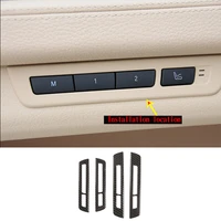 for 2009 2014 bmw 7 series f01 f02 f03 f04 car seat memory button frame abs car interior modification accessories