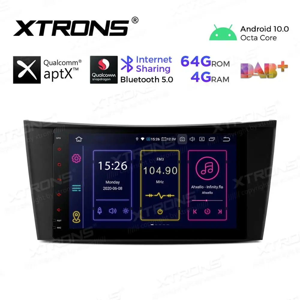 Автомобильный радиоплеер XTRONS 8 дюймов Android 10 0 PX5 GPS для Mercedes Benz E Class W211 E200 E220 E240 E270 E280