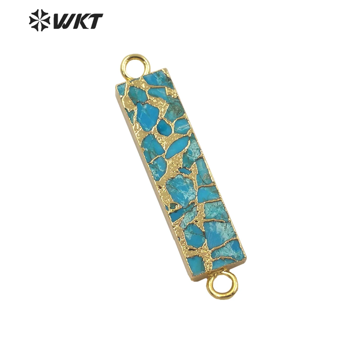 Подвеска с гальваническим покрытием голубыми венами | Украшения и аксессуары