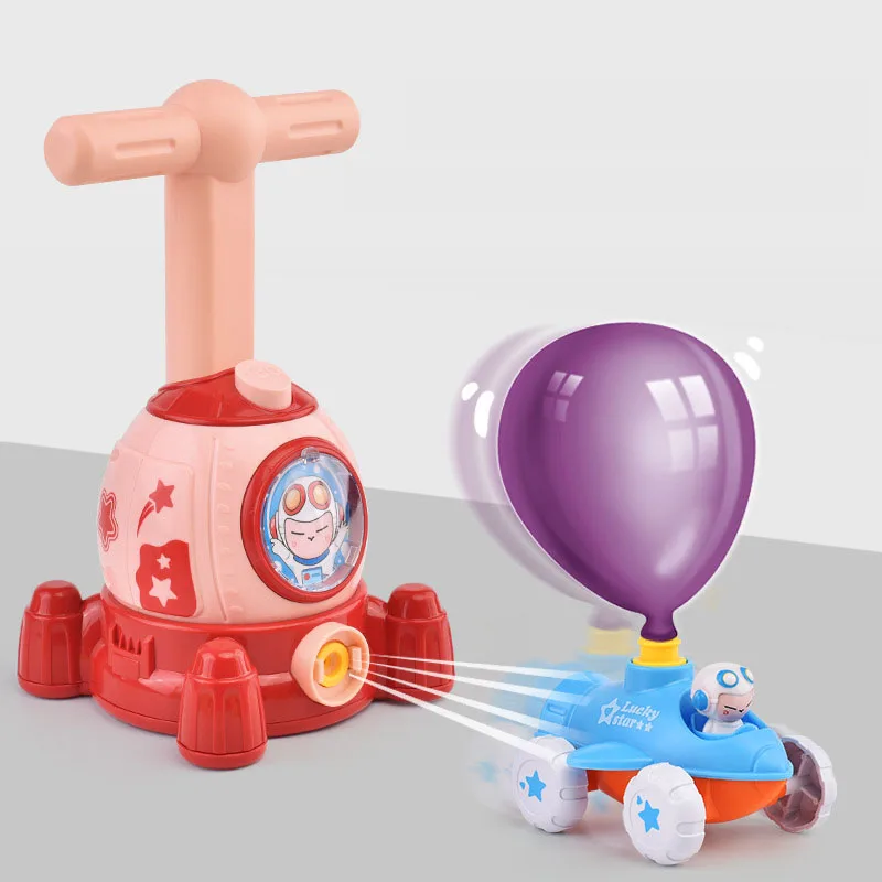 

Spaceship Powered Car Children's Flying Weather Pneumatic Powered Car Balloon Scooter Rocket Children's Gift