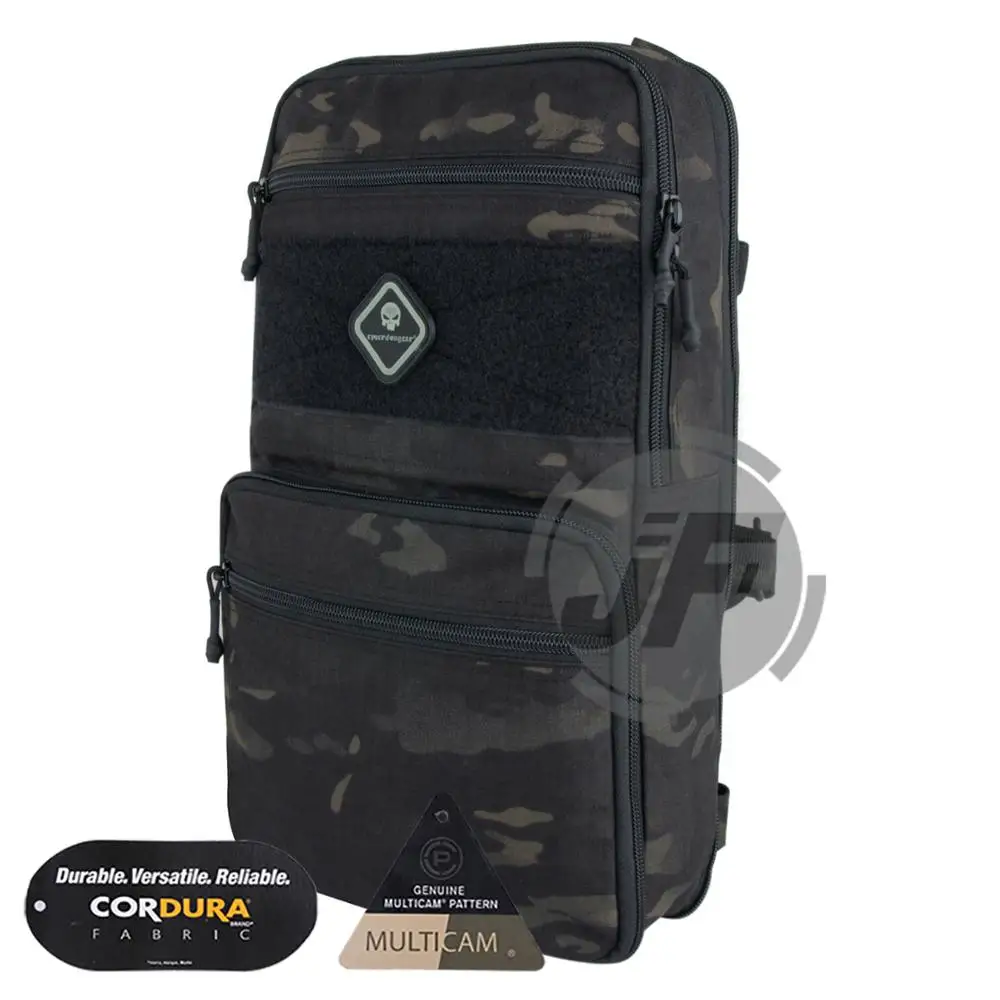 Emerson HS стиль D3CR повседневное использование рюкзак расширяемый MOLLE FlatPack Регулируемый Открытый Тактический Кемпинг стрельба EDC сумка пакет - Цвет: MCBK