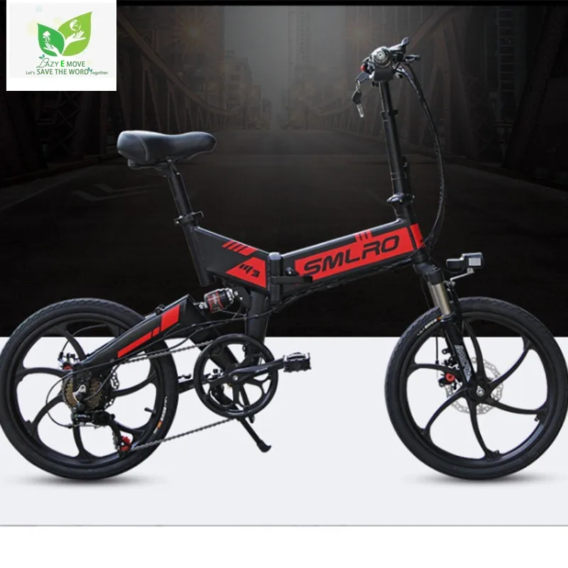 Electric Bicycle Assisted Mountain Folding Bike 36v 10AH 350W Powerful 20Inch Double Disc Brake Electric vehicle men women