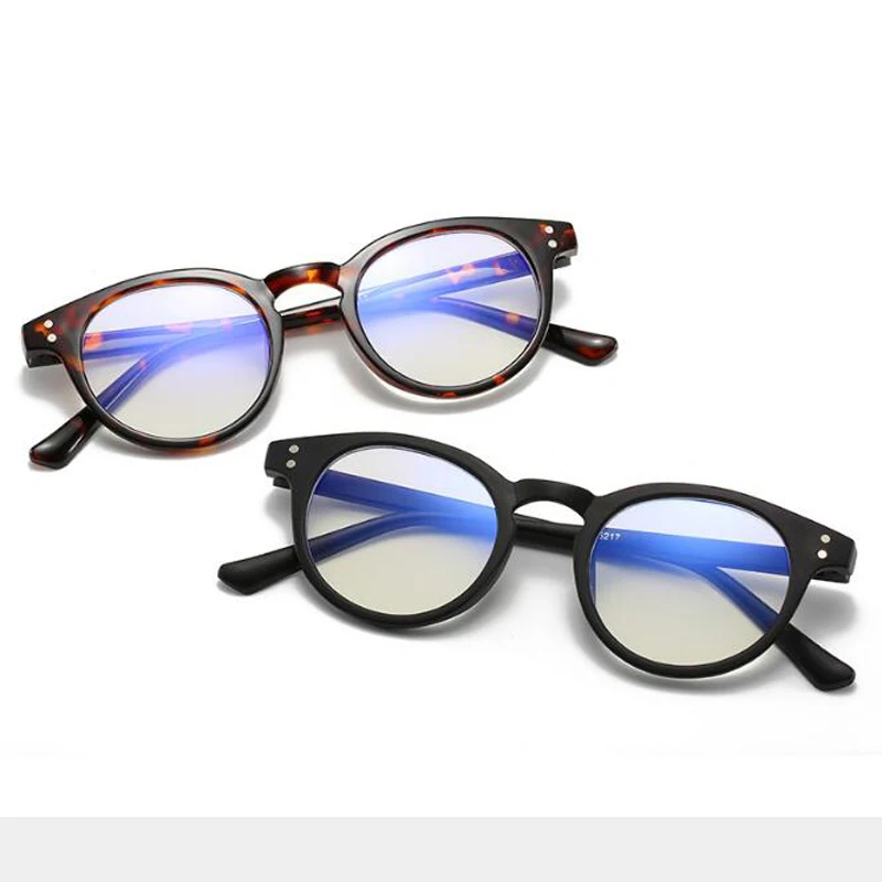 OLOEY Ретро стиль Круглый окуляр для женщин леди анти синий светильник прозрачные