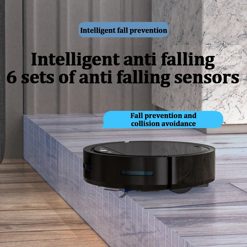

Sweeper Robot Vacuum Cleaner Auto-Recharge APP Alexa Voice Control 2500Pa Path Planning Sweep Suction Mop Carpet Floor Pet Hair