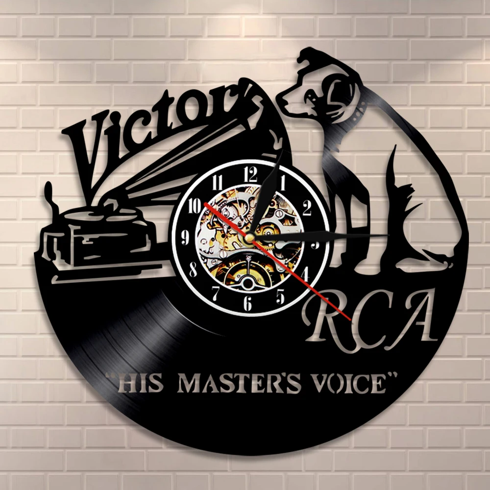 Настенные часы RCA Victor Dog с музыкальным голосом его мастера настенные Nipper