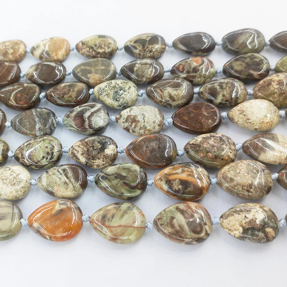 

Natural Original Stone Agates Beaded 5*16mm Drop-shaped Loose Beads for Charms Jewelry Making DIY Bracelet Necklace Accessories