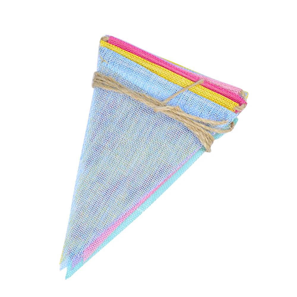 4 м 8 флагов винтажные яркие флагами из искусственной ткани ручка для вечеринки в