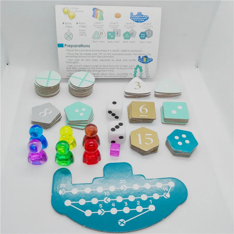 Настольная игра для 2-6 игроков глубоководные приключения лучший подарок детей