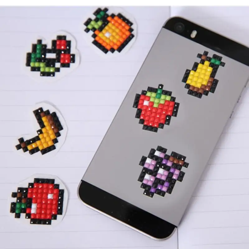 DIY мозаичные алмазные наклейки для детей головоломки игрушки образовательные |