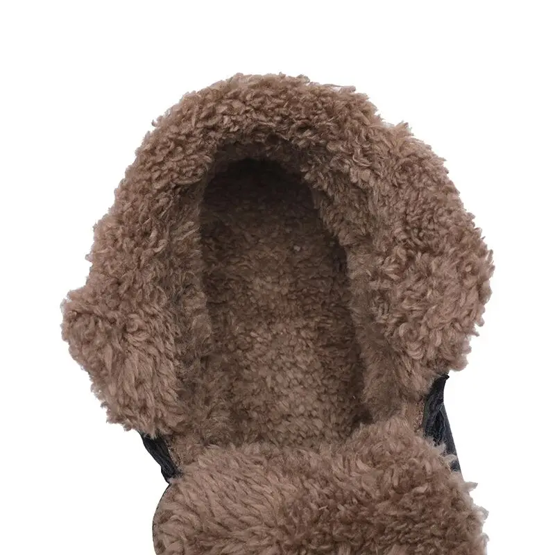 Мужская обувь мужские ботинки для взрослых плюшевые теплые зимние удобная