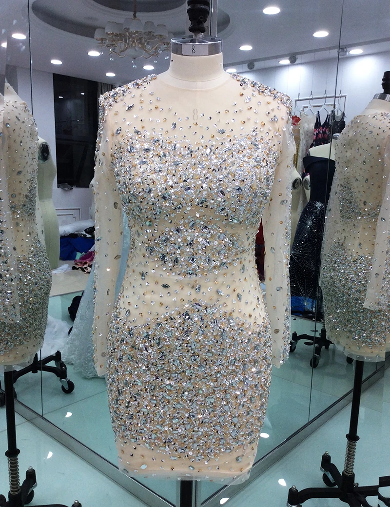 Сексуальное мини платье Короткие блестящие платья из органзы для выпускного