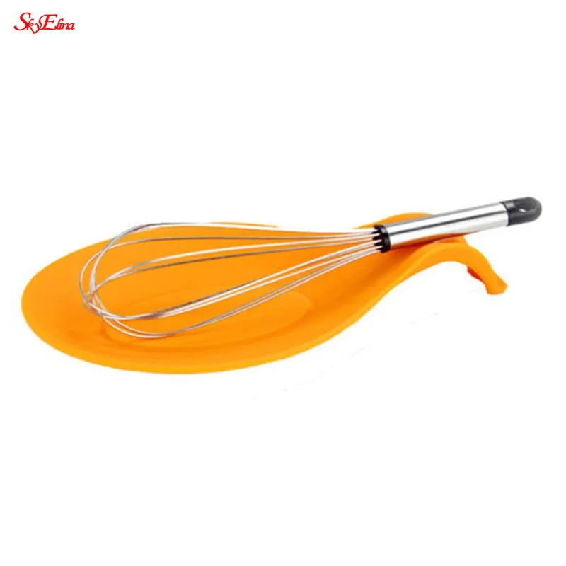 Горячая Распродажа подставка для ложки кухонный инструмент 1 шт. силиконовая