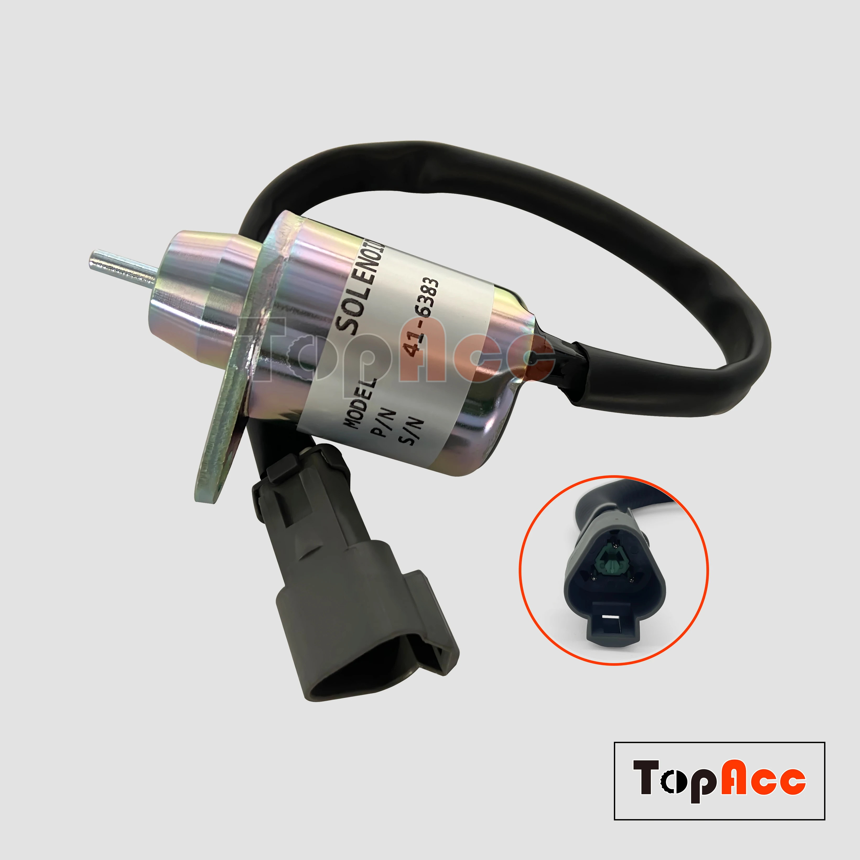 1503ES-12S5SUC1 1S Электромагнит отключения подачи топлива 12V 41-6383 для двигателя Yanmar Thermo
