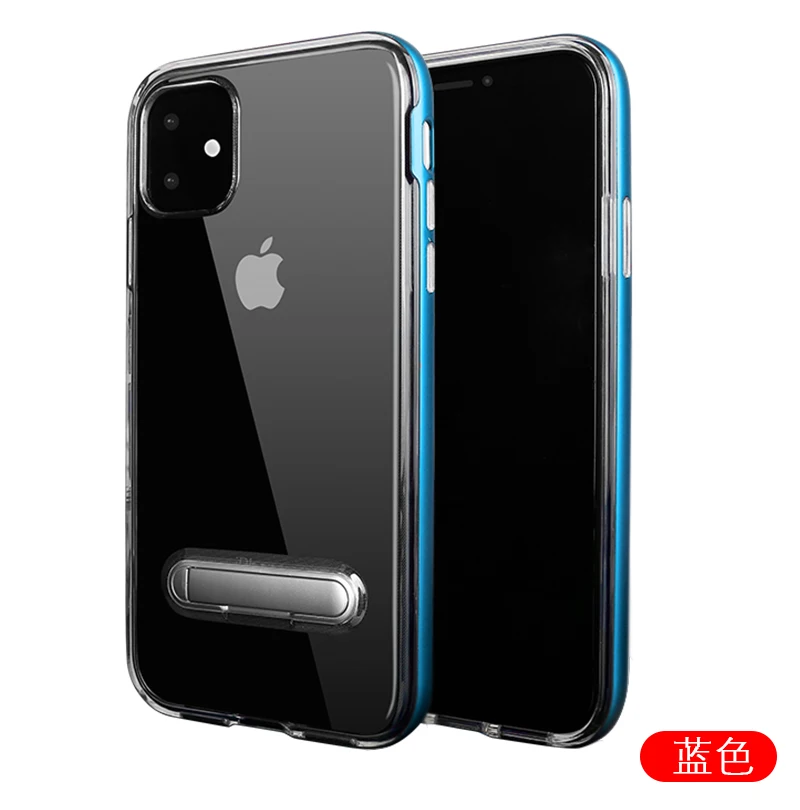 20 шт./лот Spigen кронштейн TPU+ PC пластиковый чехол для телефона чехол для iphone 5 6 7 8 X XR XS Max 6 7 8 plus 11 Pro Max пластиковый чехол - Цвет: Синий