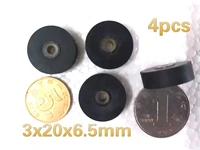 4pcs 3x20x6 5mm pinch roller for vintage tape recorder pressure pulley cassette deck audio player