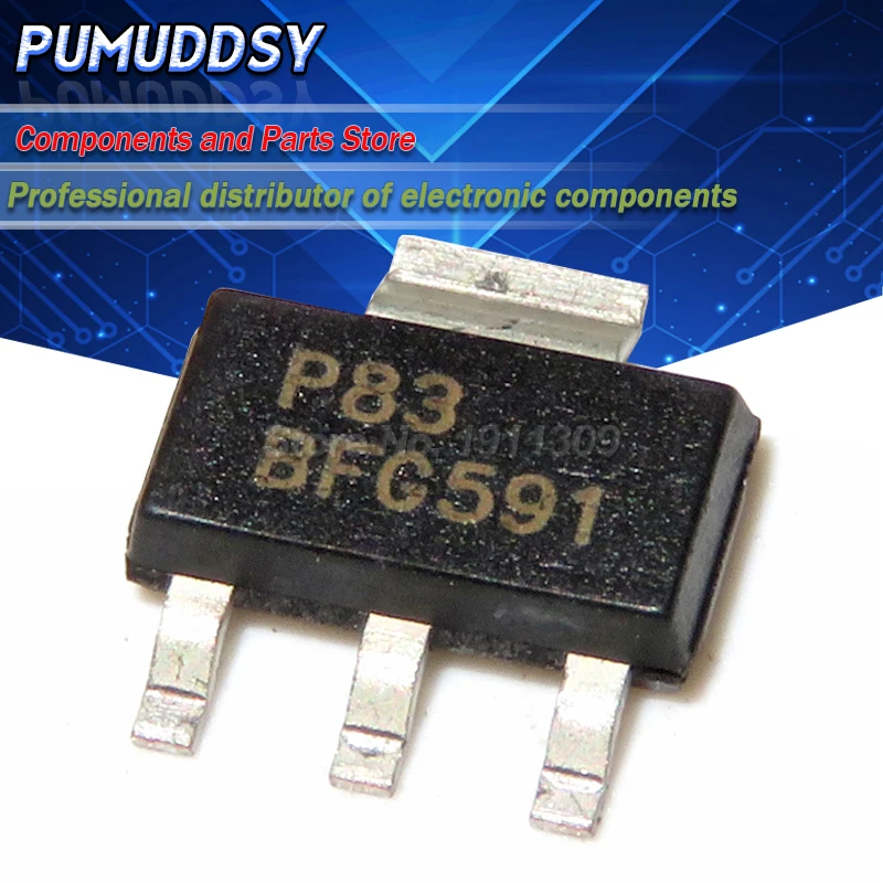 10 шт. BFG591 BFG591A SOT-223 SMD 10 шт. BFG591 BFG591A SOT-223 SMD