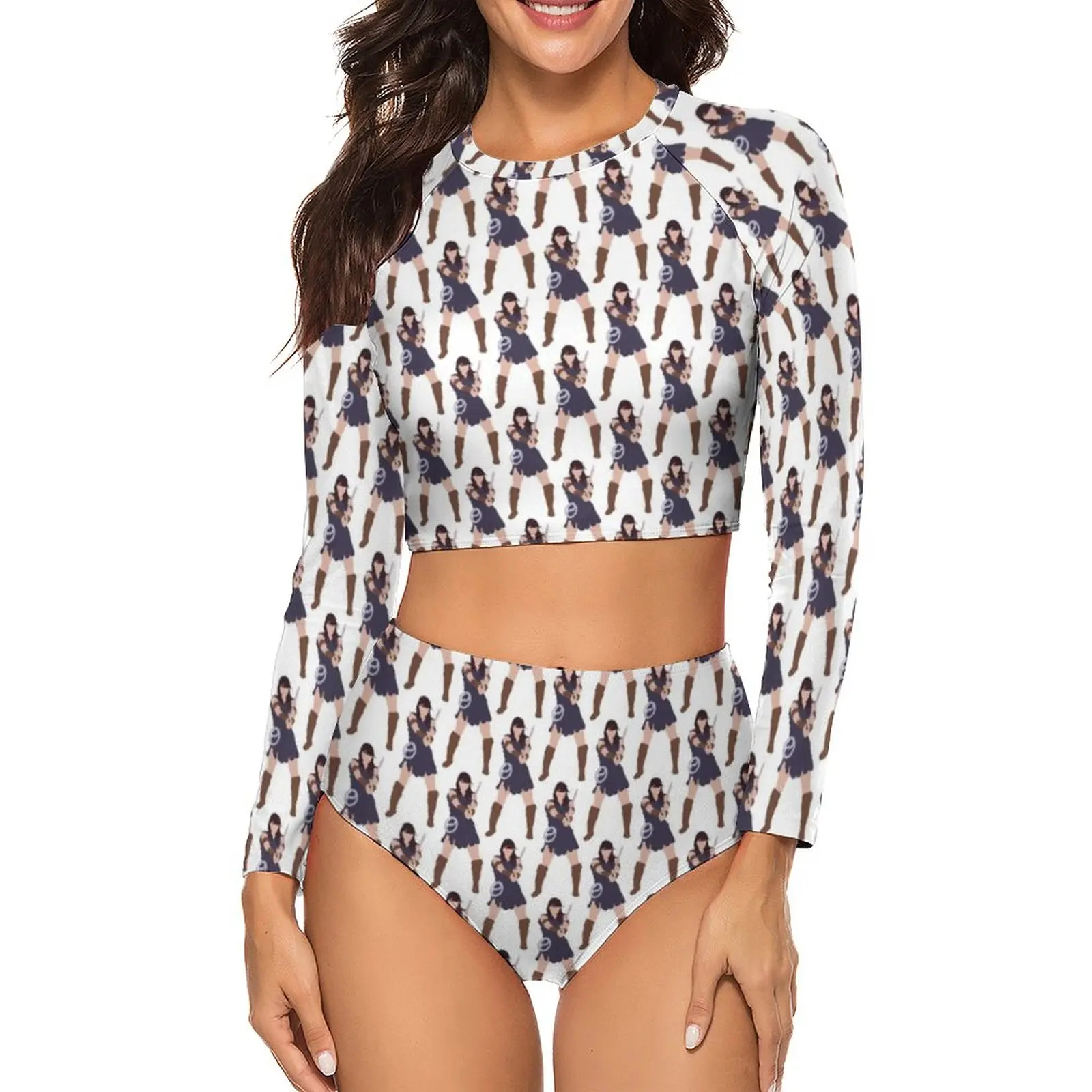 

Warrior Bikini Swimsuit High Cut Hot Swimwear Fitness For Chubby Bulk 2 Piece Bathing Suit