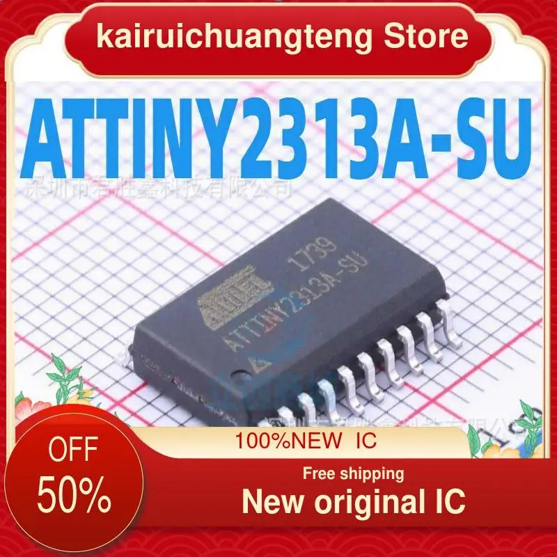 

10-200PCS ATTINY2313A ATTINY2313A-SU SOP-20 New original IC