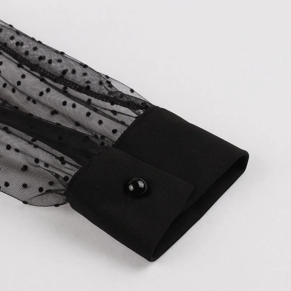 Готическое женское осеннее платье с длинным рукавом лоскутное v-образным вырезом