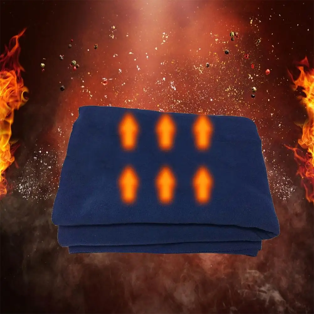 Зимнее автомобильное одеяло с подогревом 12 В черное зимнее энергосберегающее