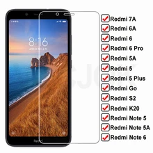 9H Tempered HD Glass For Xiaomi Redmi 7A 6A 5A Go S2 K20 Screen Protector Glas Redmi 5 Plus Note 5 5