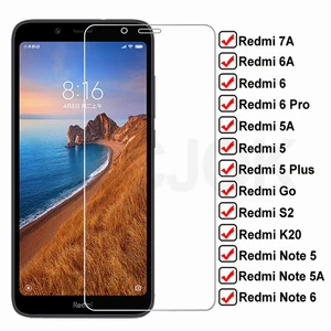 Imported 9H Tempered HD Glass For Xiaomi Redmi 7A 6A 5A Go S2 K20 Screen Protector Glas Redmi 5 Plus Note 5 5