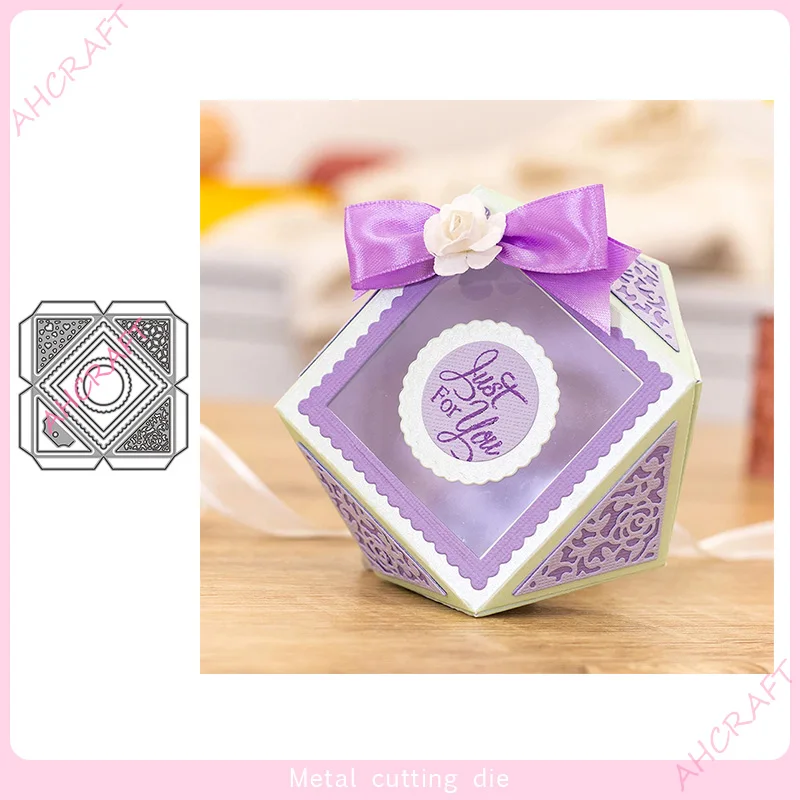 

Изысканная коробка, металлические Вырубные штампы для «сделай сам», скрапбукинг, фотоальбом, декоративное тиснение, бумажная карточка, под...