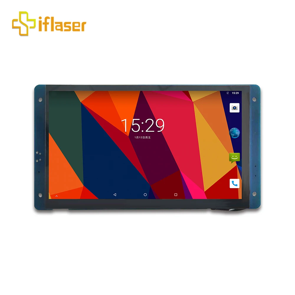 

Factory serial RS232 RS485 capacitive screen 7 inch 1024*600 HMI lcd tft display module wall mounted touch android panel