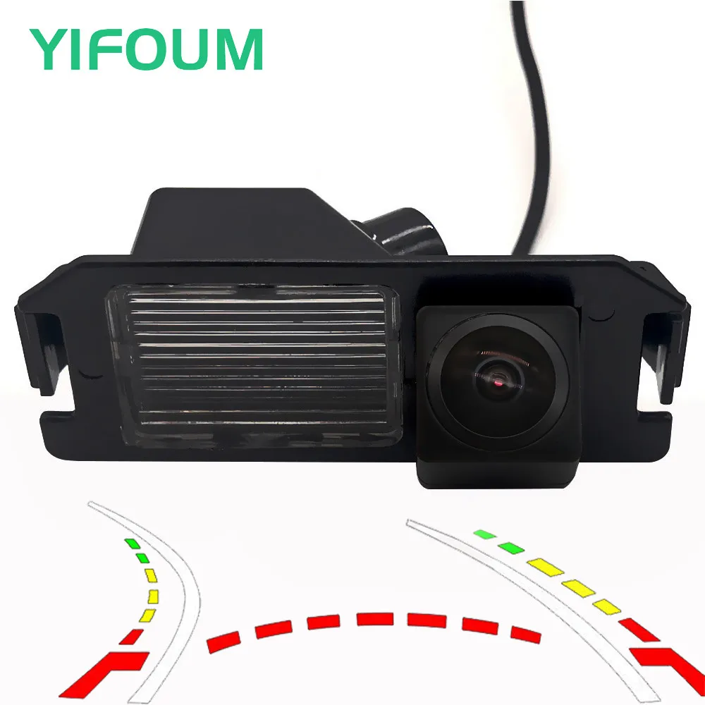 

Беспроводная Автомобильная камера заднего вида «рыбий глаз» с динамической траекторией для Kia Soul/Hyundai I10 I20 I30 Rohens Solaris Genesis Elantra Verna