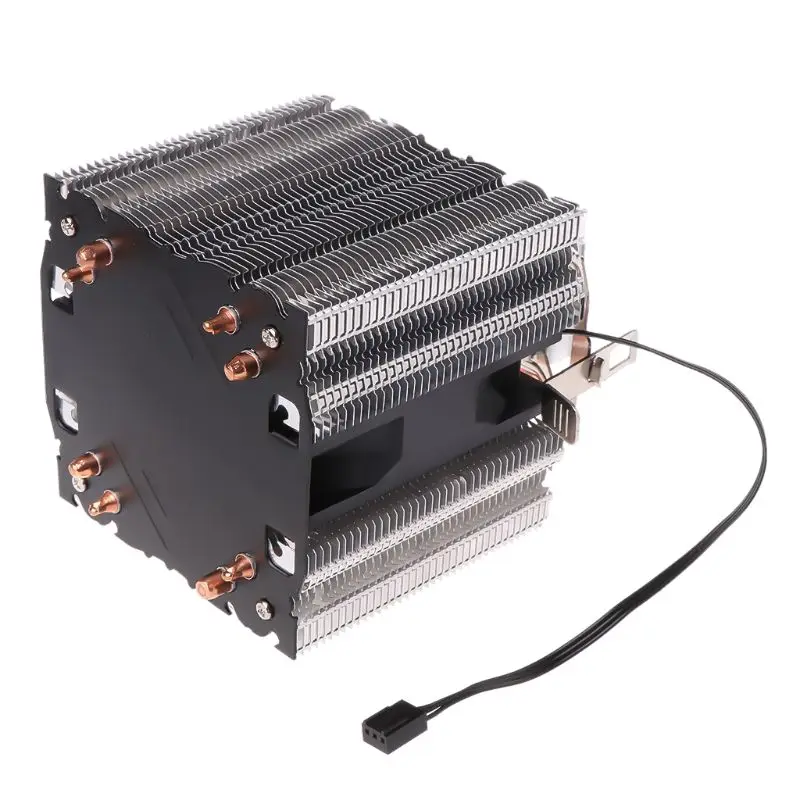 1 шт. Термальность смазка + 4 теплотрубки 130 Вт электрическая лампа с красным