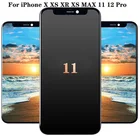 Класс для iPhone X XS Max XR ЖК-дисплей для iPhone 11 OLED GX усилительный насос с цифрователем сенсорного ввода в запасные части для сборки черный