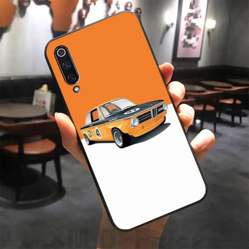 HaNismt винтажный мультяшный автомобиль Новое поступление черный чехол для