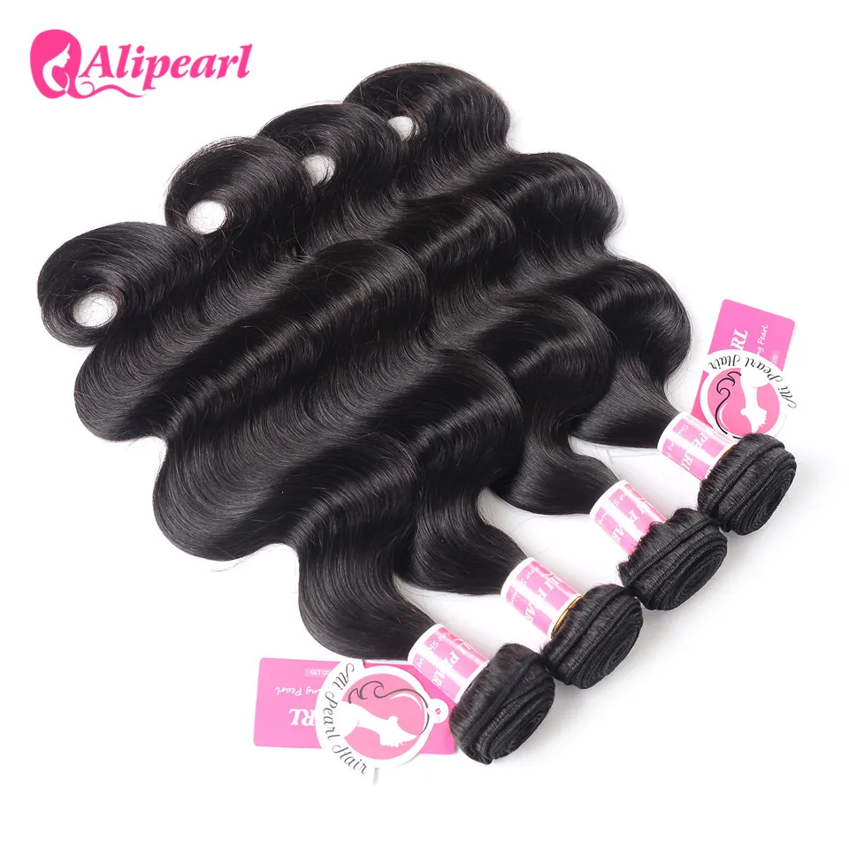 Объемные волнистые пучки 6 шт. бразильские виргинские волосы плетение