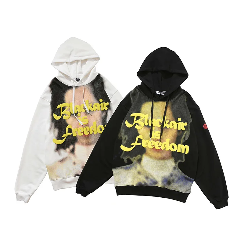 

2020 Autumn and Winter Hiphop Popular Brand Pullover Men and Women Dark Oversize Super Fire Hoodie