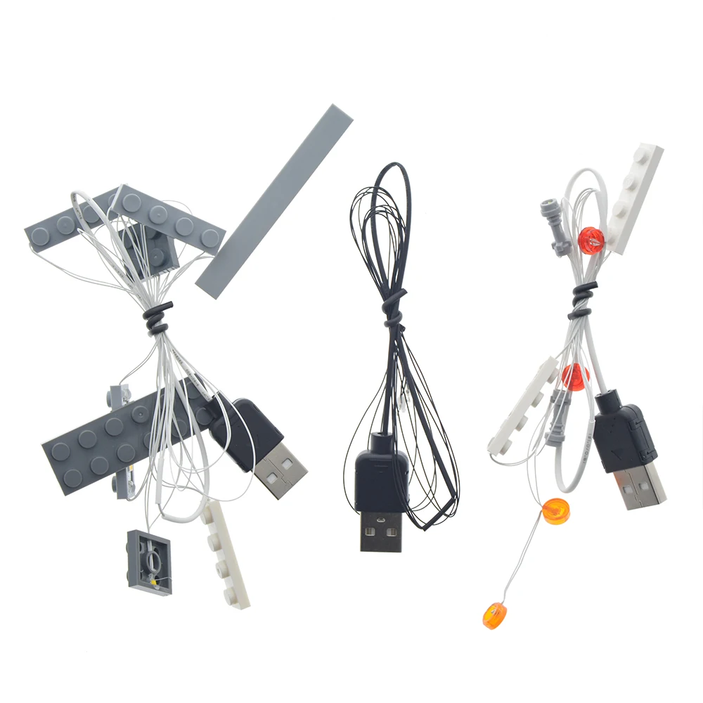 MTELE светодиодный светильник комплект для зимние деревня станция совместима с