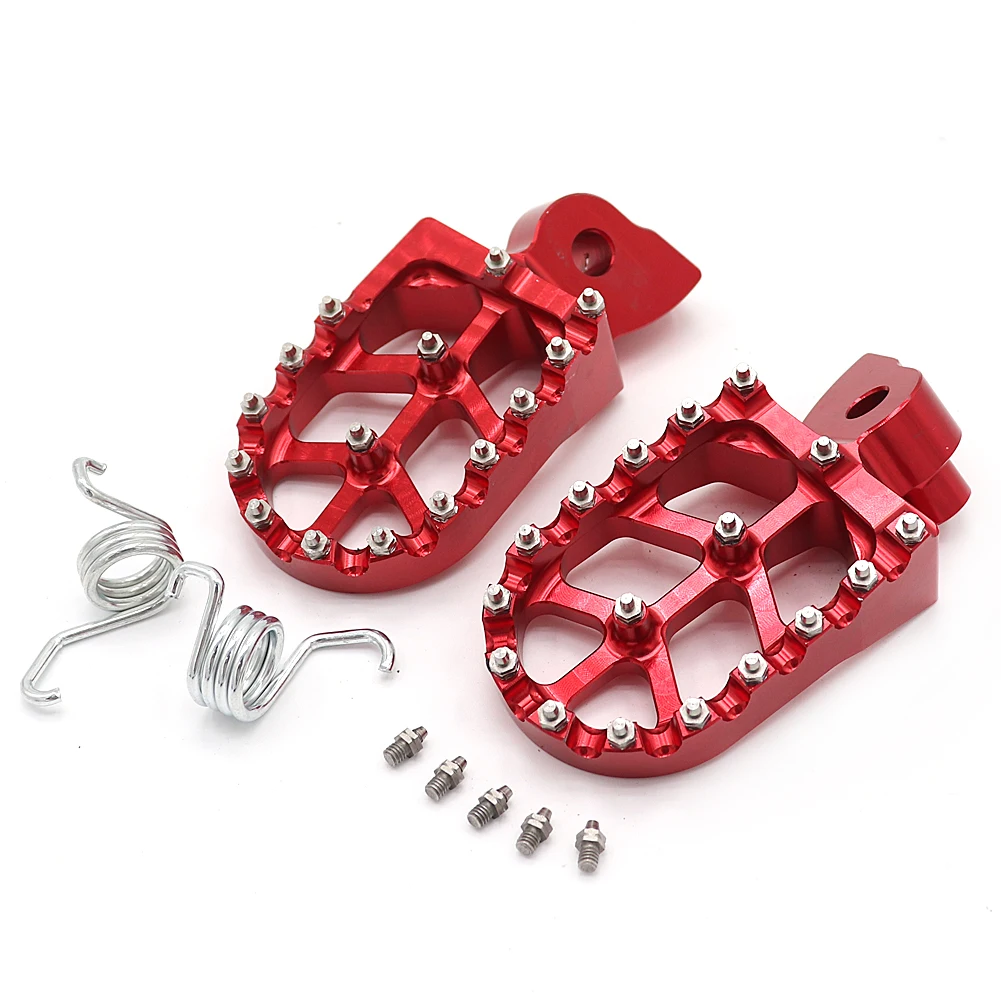 Motorcycle CNC Foot Pegs Rests Footrest Footpeg Pedals For YAMAHA YZ 85 125 250 YZ250F YZ426F YZ450F WR250F WR400F WR426F WR450F |