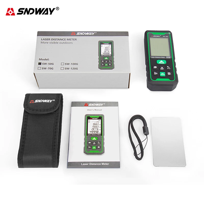 Лазер SNDWAY дальномер электронная рулетка лазерный цифровой измеритель рулетки