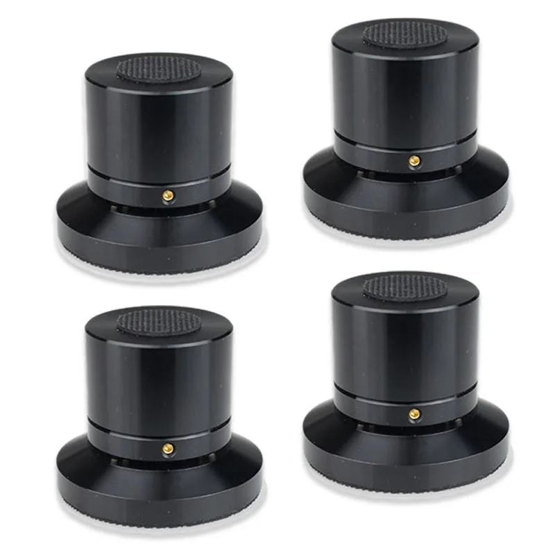 4 шт. 65x53 мм алюминиевый громкоговоритель подушечки-шипы усилитель