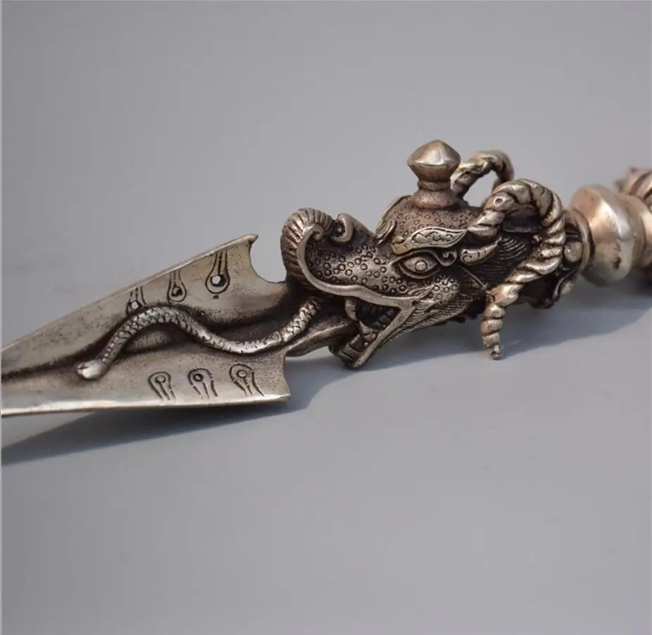 Медная Статуя YM Kaiguang латунная статуя Vajra pin Волшебная пестик и волшебная посуда