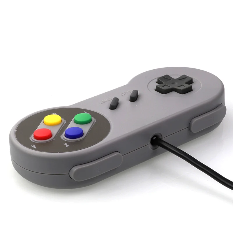 1 шт. проводной Супер USB контроллер геймпад джойстики Ретро Классический Snes Usb ПК