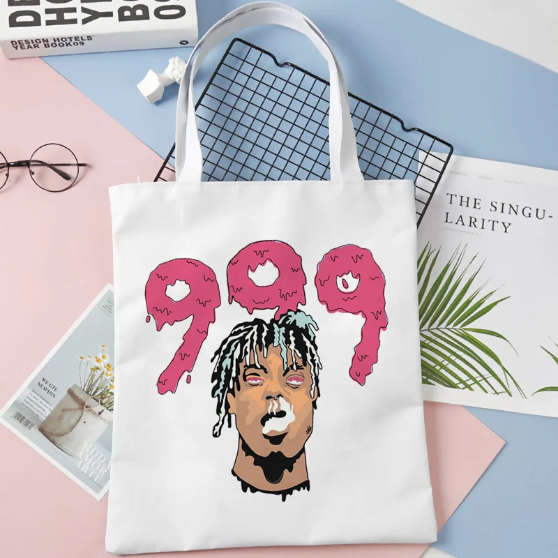 

Сумка для покупок Juice Wrld, холщовые сумки для покупок, сумка-тоут из джута