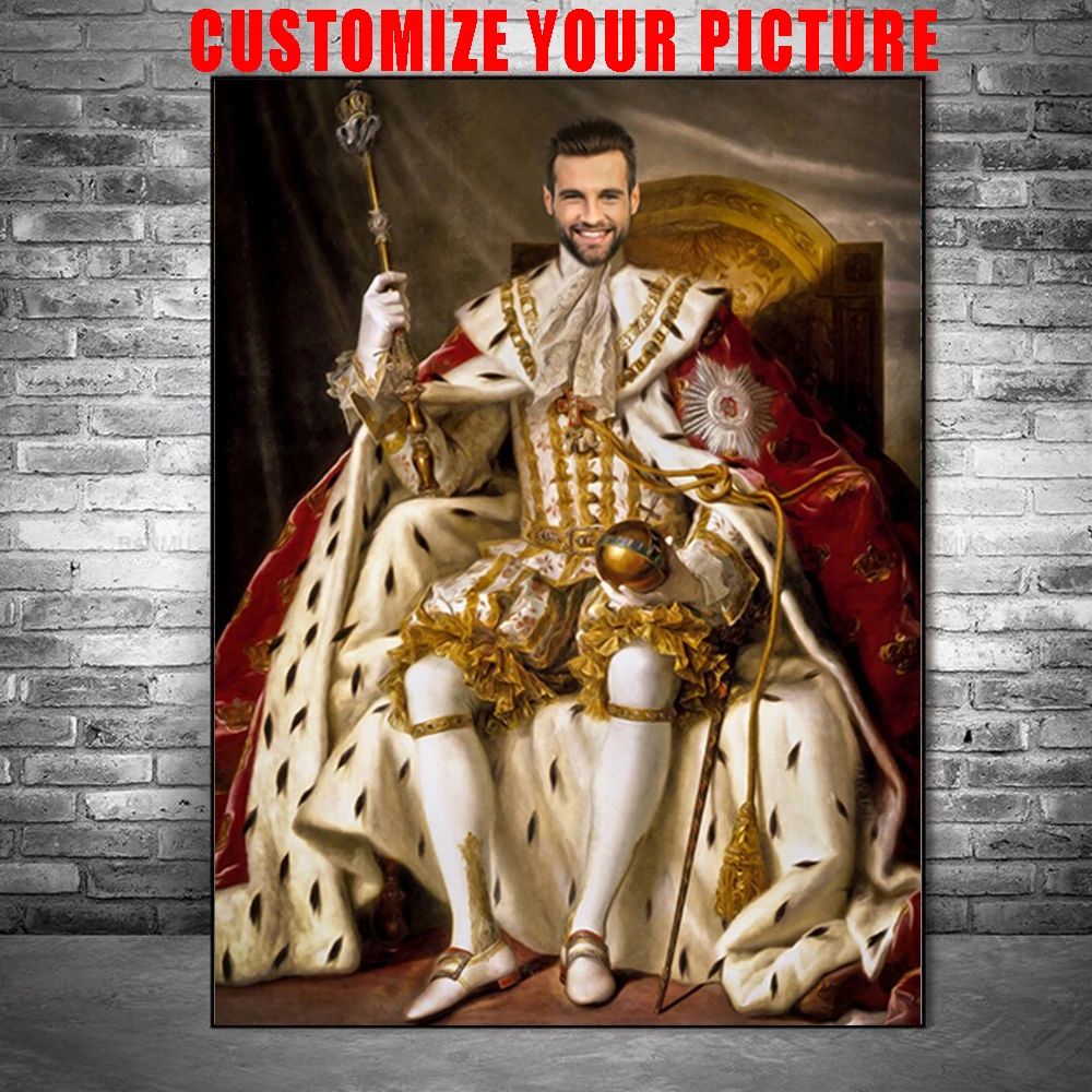 Постер и принты на заказ сделай сам абстрактный портрет Картина холсте настенная