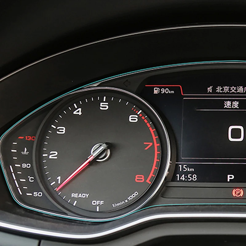 Gelinsi для Audi A4 A5 S4 S5 B9, автомобильная панель монитора, защитная пленка, накладка, наклейка, аксессуары для интерьера