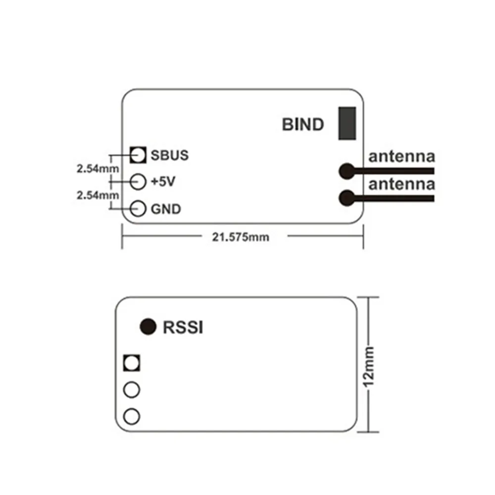 

16-канальный мини XM + плюс приемник PWM SBUS FCC или LBT прошивка для дрона Frsky