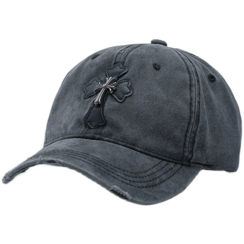 

Hat female peaked cap 2021 new fashion soft top retro old all-match washable baseball cap for men and women