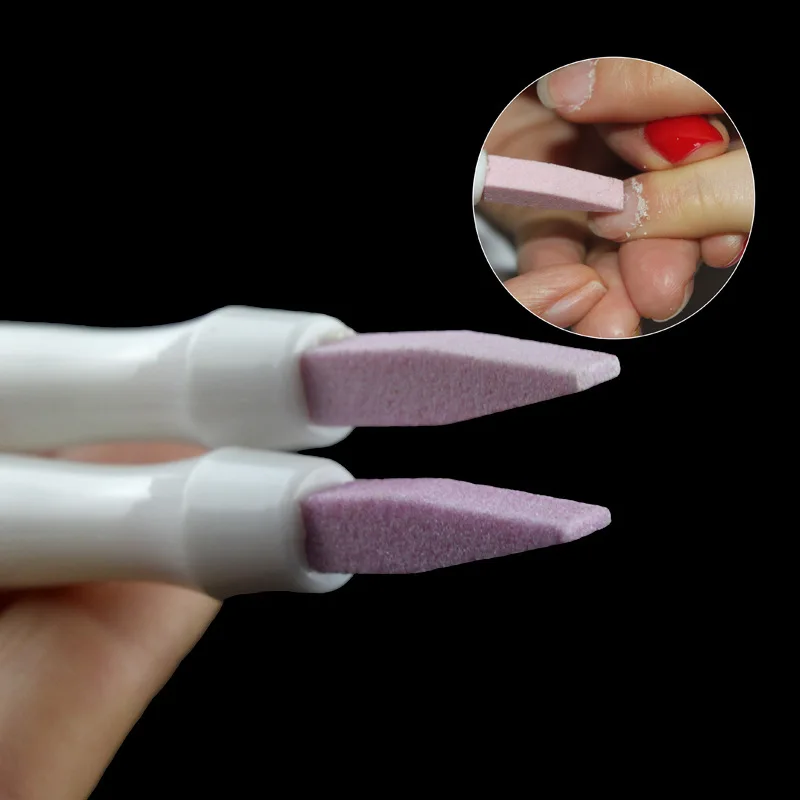 1 шт. 2 способа скраб камень пилки для ногтей буферная маникюрная палка